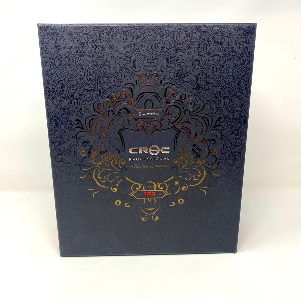 Croc Masters IC2 Infrared Professional‎ Hair Blow Dryer Black Chocolate Gold.NEW